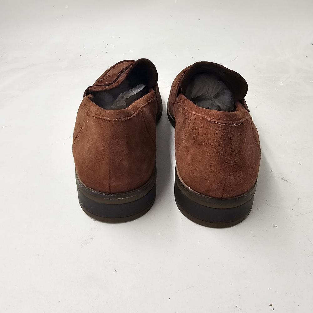 Clarks Trish Rose Mahogany Suede Penny Loafers Womens Size 7 M UltimateComfort - Picture 6 of 11